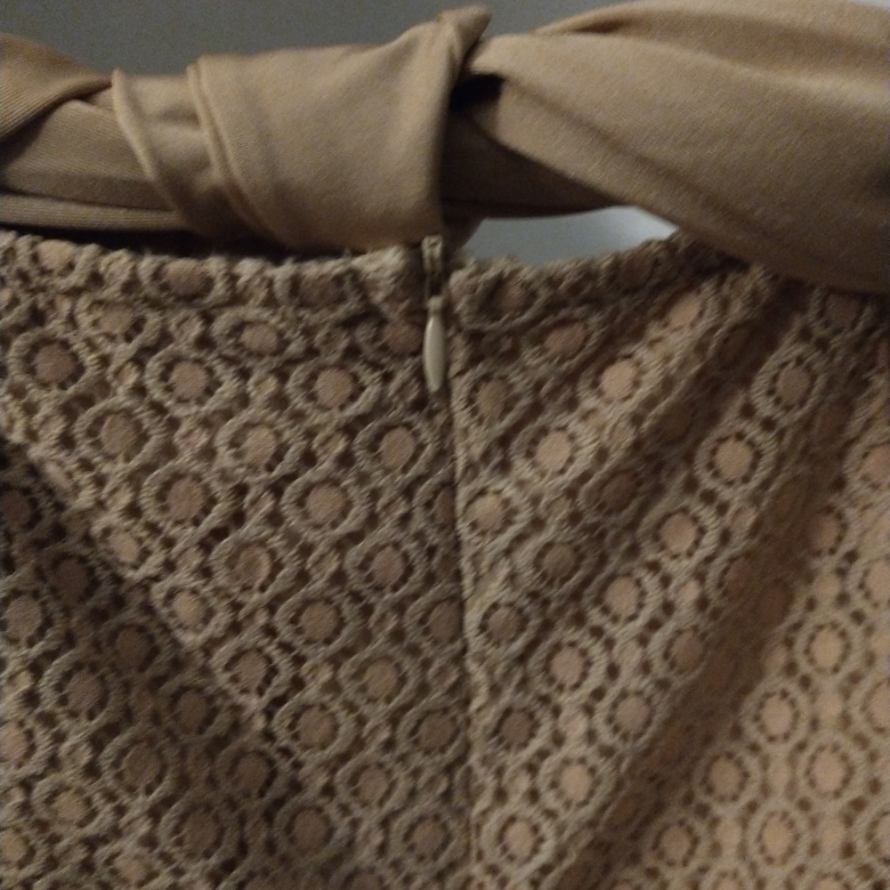 THE BOUTIQUE X little nude multi-wear lace dress with bodysuit bottoms wrap ties - Picture 15 of 16